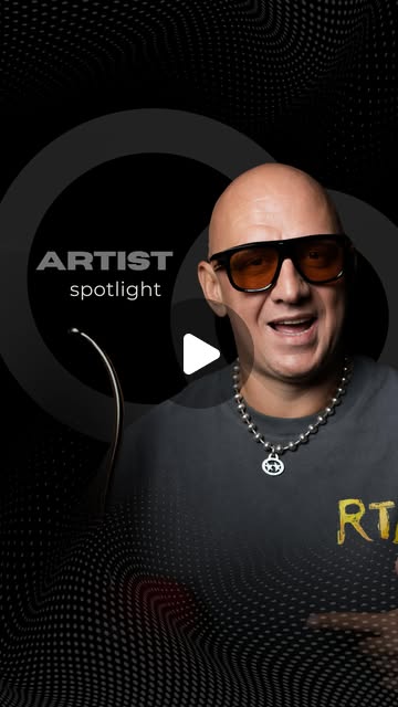 Potap in orange tinted sunglasses and a chain on the Artist Spotlight vertical cover