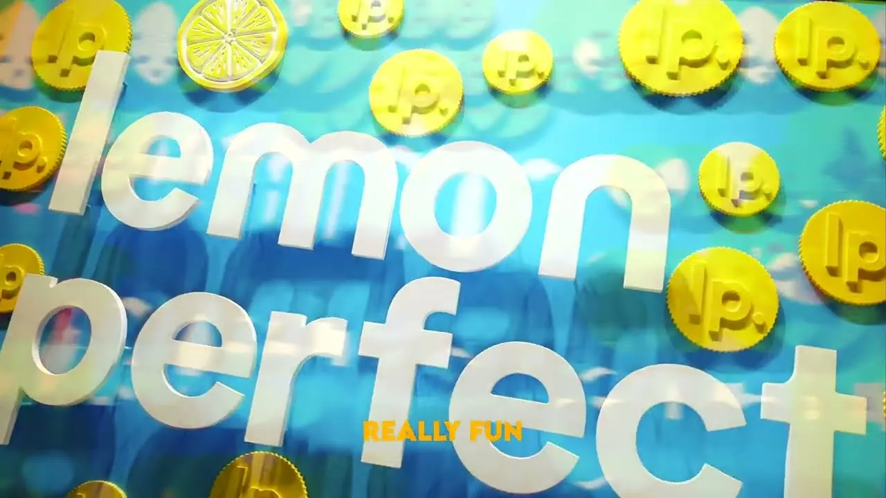 Title frame of the Lemon Perfect recap at Lume Studios